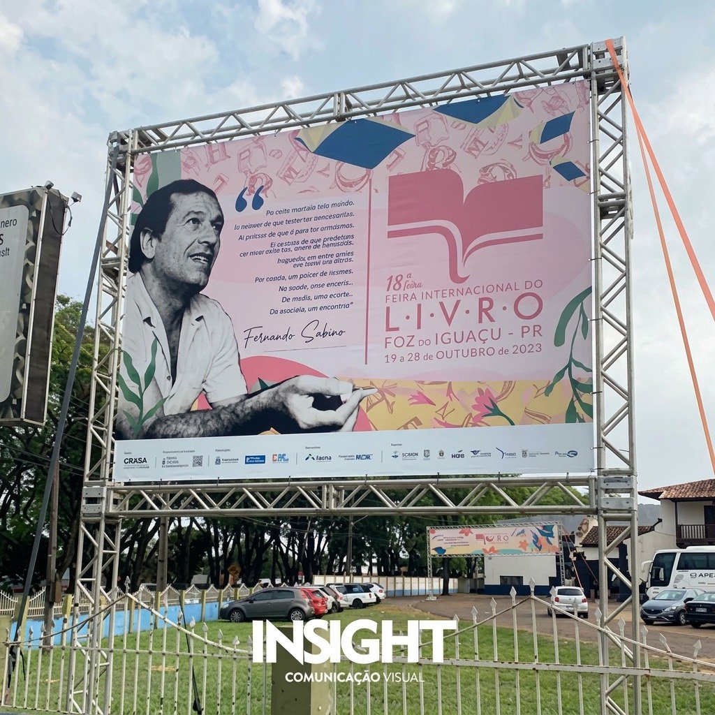 Impressão em grande formato para campanha — Impressão